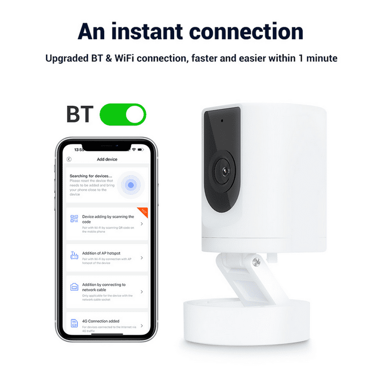 BoyKeep 1080P Indoor Wi-Fi Camera, Motion Detection, Two-Way Audio
