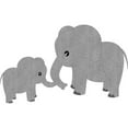 thumbnail image 3 of CafePress - Cute Elephants Mom And Baby Pajamas - Women's Light Pajamas, 3 of 4