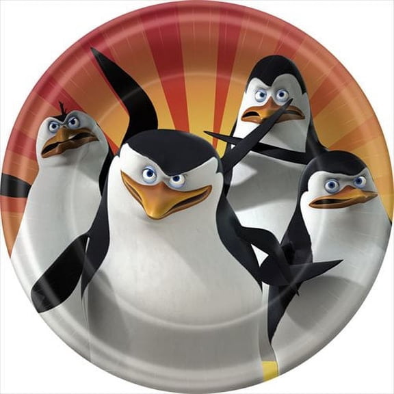 Penguins of Madagascar Small Paper Plates (8ct)