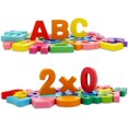thumbnail image 3 of Hweilai （29.5*22*1.2cm）2 Piece Wooden Puzzle Wooden Alphabet and Number Learning Toy for Learning Letters, Matching and Sorting, Montessori Early Learning Gift Educational Toy, 3 of 5