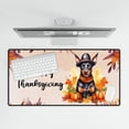 thumbnail image 4 of Happy Thanksgiving Doberman Pinscher Welcome Thankful Fall Autumn Pumpkin Desk Mat Full Keyboard Mouse Pad Doberman Dog Lover Gifts Large Mousepad - 02021, 4 of 5