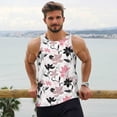 thumbnail image 5 of Rocae Lilies Flowers for Men's Workout Tank Top Men's Running Tank Top Dry Fit Athletic Workout Tank TopsMedium, 5 of 9