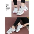 thumbnail image 4 of 1 Pair Fashion Female Sneaker Spring Autumn Woman Breathable Sneakers Sporting Fitness Shoes Birthday Gifts Footwear Accessory Outdoor Silver/39, 4 of 8
