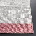 thumbnail image 3 of SAFAVIEH Natura Marina Striped Wool Area Rug, Ivory/Pink, 5' x 8', 3 of 8