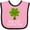 Pink and Black, variant on Inktastic My 1st Earth Day 2021 Boys or Girls Baby Bib