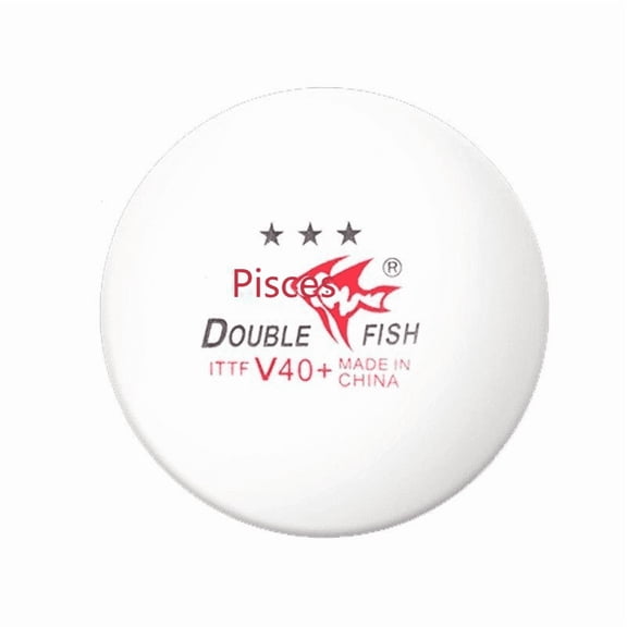 3 Star Table Tennis Balls for Competition, Durable ABS V40  White Training Balls