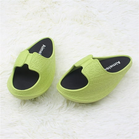 

Egmy Women S Plastic Leg Slippers Half Palm Slippers Walking Wedges Sneakers