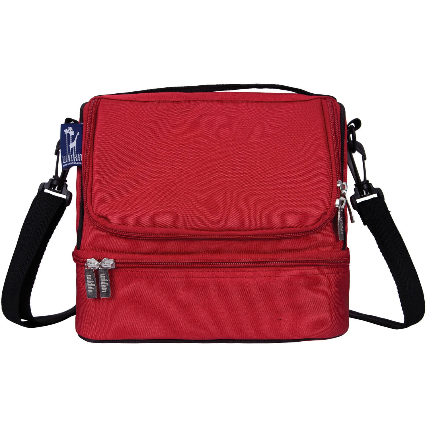 Wildkin Cardinal Red Two Compartment Lunch Bag for Boys and Girls