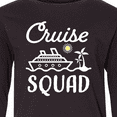 thumbnail image 4 of Inktastic Cruise Squad with Vector Cruise Ship and Palm Trees Long Sleeve Youth T-Shirt, 4 of 5
