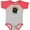 Baseball Heather and Red, variant on Inktastic Turn Table Record Player Retro Boys or Girls Baby Bodysuit