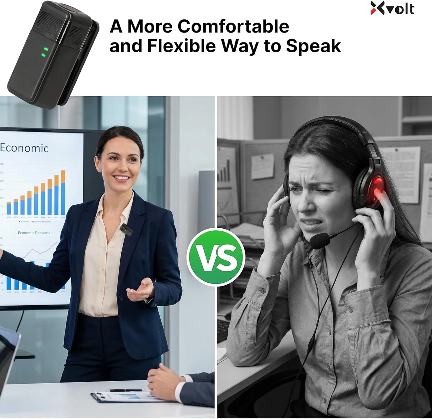 Wireless Voice Amplifier for Teachers with Microphone - Portable Rechargeable 10W Bluetooth Speaker with Wireless Clip-On Mic Waist Strap for Classroom Teaching Public Speaking Training (Black)