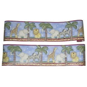 Bedtime Originals - Wallpaper Border, Baby Jungle (2 Rolls)