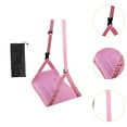 thumbnail image 6 of oshhni Airplane Foot Hammock Adjustable Length Premium Plane Footrest for Long Trip Pink, 6 of 9