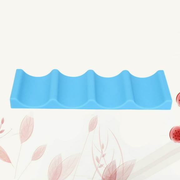 WHAMVOX  Beer Bottle Pad Fridge Drink Organizer Refrigerator Rack Storage Blue