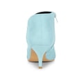thumbnail image 2 of BLISSFUL STEP Women's Ankle Boots Solid Color Pointed Toe Kitten Heel Sky Blue 6.5, 2 of 6