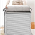 thumbnail image 6 of Coollooc Large Storage Bags with Reinforced Handles Extra Large Storage Bags for Clothes Tote Bag Thickened Double Zipper for Clothing Blanket Bed Sheets and, 6 of 9