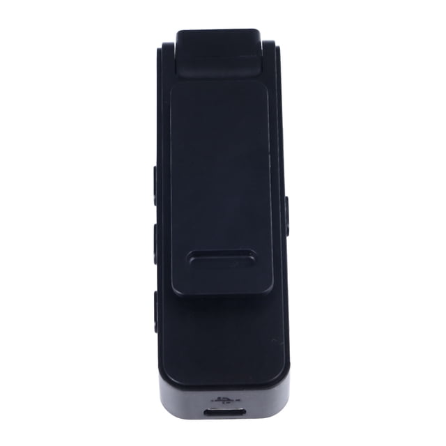 WiFi Wearable Camera, Back Clip Video Recorder Rotatable Lens Sound Recording Night Vision for Law Enforcement