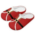 thumbnail image 6 of Chaqlin Christmas Design Pattern Comfy Gifts Slippers Soft Plush Fuzzy Cozy Non Slip Indoor Outdoor House Shoes Warm Memory Foam Sole Lightweight For Women, 6 of 7
