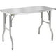 thumbnail image 1 of VEVOR Mesa de Trabajo Comercial de 48 x 24 Pulgadas, Mesa Plegable de Acero Inoxidable Resistente con Carga de 600 Libras, Mesa de Trabajo de Cocina, Isla de Cocina de Acero Inoxidable Plateado VEVOR 121.9 x 63.5 x 17.8 centimeters, 1 of 8