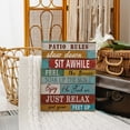 thumbnail image 2 of Patio Rules Canvas Wall Art Prints Artwork Signs Framed for Patio Porch Wall Decor Pool Deck Decor, 11 X 14 inch, Housewarming Gift, Farmhouse Front Porch Patio Wall Decor, 2 of 4