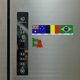 thumbnail image 2 of (3pcs) 2022 Soccer Qatar Football Fan Gift Top 32 Germany and France Football Face Stickers Cheering Prop Bar Fan Tattoo Flag, 2 of 4