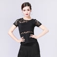thumbnail image 2 of Blusa de Manga Corta para Mujer Sunnimix de Salón La Tango Negro L, 2 of 8
