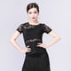 thumbnail image 2 of Blusa de Manga Corta para Mujer Sunnimix de Salón La Tango Negro L, 2 of 8