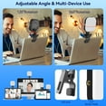thumbnail image 7 of Mini Magnetic Phone Selfie Light, Clip on Light with Hot Shoe Apater, Compatible with Magsafe for Tablet Laptop Computer, Zoom Video Call TikTok YouTube Video Recording Phone Filming Makeup, 7 of 7