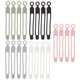 thumbnail image 2 of Cable Ties Reusable Silicone Wire Organizer Prevent Winding Travel Office Use 10.6x1.2cm 20Pcs, 2 of 4