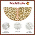 thumbnail image 5 of Kll Gold Drops Christmas Tree Skirt 30",Party Decorations Farmhouse For Christmas Decorations Holiday Party, 5 of 8