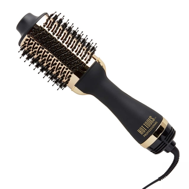 Cepillo Secador Hot Tools, One-Step Pro Blowout Styler, Cepillo Secador y Estilizador Hot Tools HT1076 One-Step Blowout Styler 24K Gold