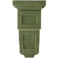 thumbnail image 2 of Ekena Millwork 5"W x 5 3/4"D x 10"H Medium Reyes Wood Vintage Decor Corbel, Restoration Green, 2 of 6