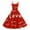 Deep Red, variant on 2026 Valentine's Soft Girl Aesthetic Sundress, Spaghetti Strap Heart Print Coffee Date Slimming Waist Dress Light pink S