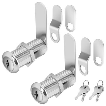 Cabinet Locks with Keys,1-1/2Inch Long Cam Locks Keyed ,Cabinet Cam Lock Set for Cabinets RV Storage Lock Tool Box Lock