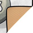 thumbnail image 3 of Yayeee Area Rugs for Living Room 5.2'x4' Non Slip Washable Bedroom Floor Carpet, Green Cute Cat, 3 of 5
