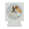 thumbnail image 2 of British Bulldog Puppy Dog Bath Towel Rubber Duck Can Cooler - Drink Sleeve Hugger Collapsible Insulator - Beverage Insulated Holder, 2 of 4