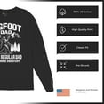 thumbnail image 6 of Bigfoot Dad Long Sleeve T-shirt More Squatchy Funny Daddy Sasquatch Dad Joke Outdoor Camping Father's Day Gift Idea, 6 of 7