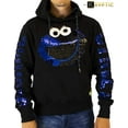 thumbnail image 2 of Sesame Street Cookie Monster Sequin Hoodie Sweatshirt Large, 2 of 6