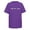 Z02-Purple, variant on Polo T Shirts for Men 1/4 Short Sleeve Big & Tall Casual Weekend Tshirts Snug Fit Gradient Crew Neck Casual Outdoor Basic Shirts for Men
