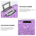 thumbnail image 5 of Fotbe Lilac Glittering Luggage Cover Protector,Suitcase Protector,Scratch and Dirt Resistant,Fits 18-32 Inch Luggage-Large, 5 of 9