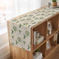 thumbnail image 6 of Table Runners 72 Inches Long Dress Scarves, Summer Botanical Farmhouse Kitchen/Dining Table Runner, Coffee Tablerunners, Green Spring Floral Birds Rustic 14x72 Inch, 6 of 9