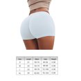 thumbnail image 3 of Soidarity Gewe Yeeli Mujeres Fitness Yoga Pantalones cortos Entrenamiento Ropa interior Elástico Anti Exposición Seguridad Uniforme atlético blanco M Soidarity FS11799-02, 3 of 6