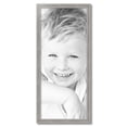 thumbnail image 2 of ArtToFrames 16" x 38" Classic Silver Picture Frame, 16x38 inch Silver Wood Poster Frame (WOM-4926), 2 of 7