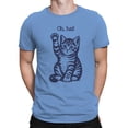 thumbnail image 2 of Playful Kitty "Oh, Hai" Design Men's T-shirt, 2 of 3