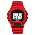 thumbnail image 4 of Reloj electrónico para estudiantes, moderno, resistente al agua, para niños, esfera grande, reloj electrónico cuadrado, 4 of 5