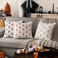 thumbnail image 5 of 2pack Plush 3D Ghost Throw Pillow Covers - Fall/Halloween/Thanksgiving Decor, Cozy Textured Cushions for Couch/Bed, Multiple Autumn Colors, 5 of 10