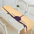 thumbnail image 1 of EREHome airplane is flying over the sea at sunset table runner table cloth tea table cloth 16x72 Inch, 1 of 1