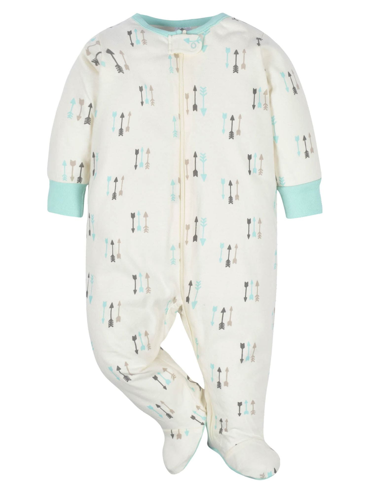 Gerber Baby Boy Sleep 'n Play Footed Pajamas, 4-Pack