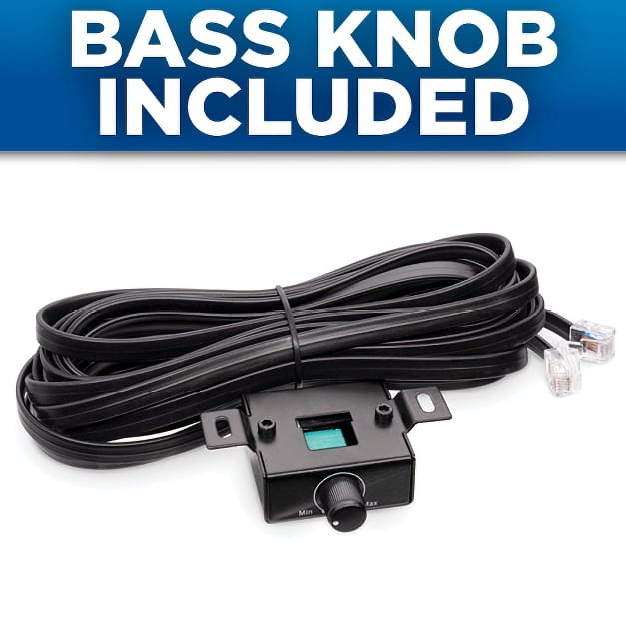 NVX VADM1 500W RMS Class D Monoblock Car/Marine/Powersports Amplifier with Bass Remote