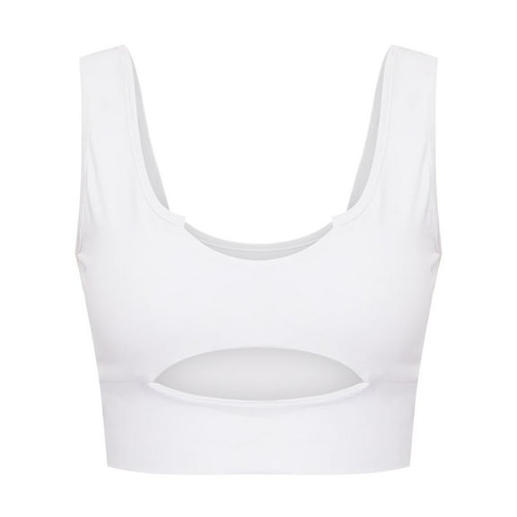 Aayomet Women Tops Women's Sleeveless Criss Cross Casual Tank Tops Basic Blouse,White S